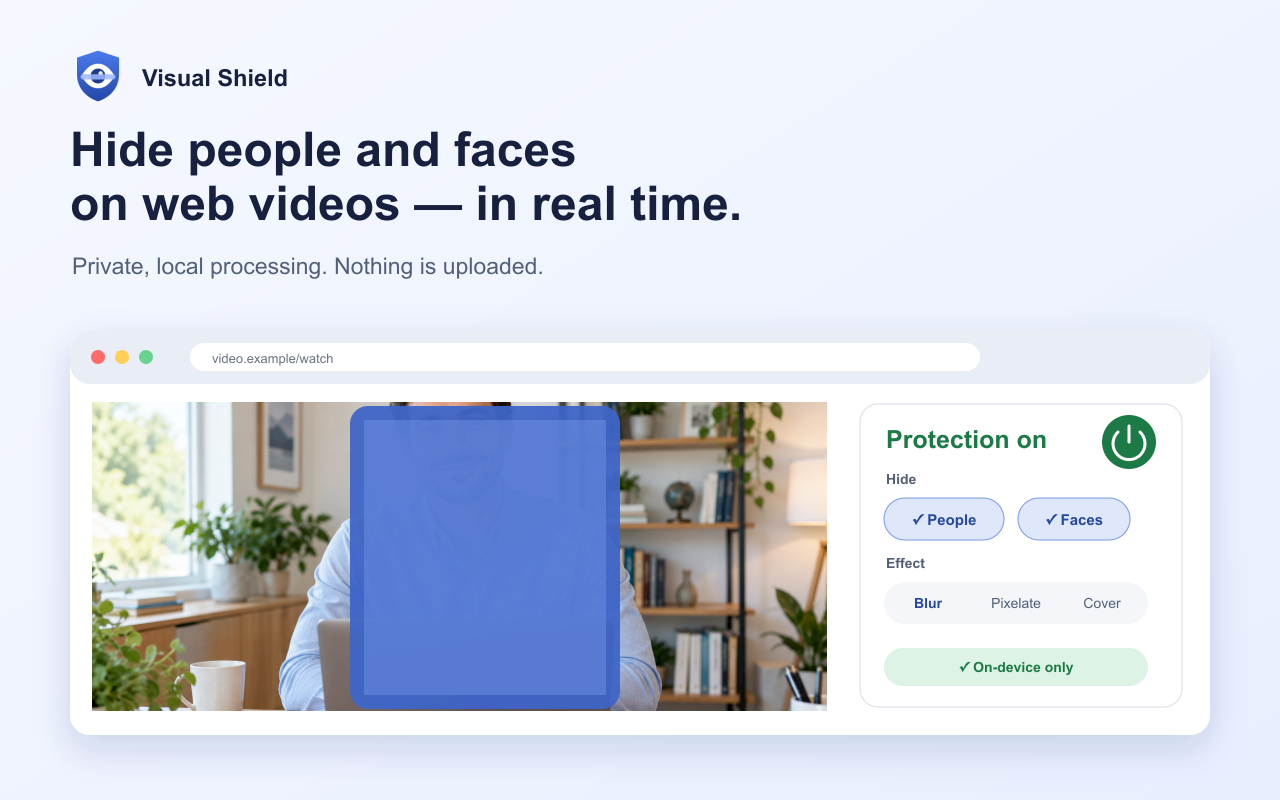 Visual Shield interface preview
